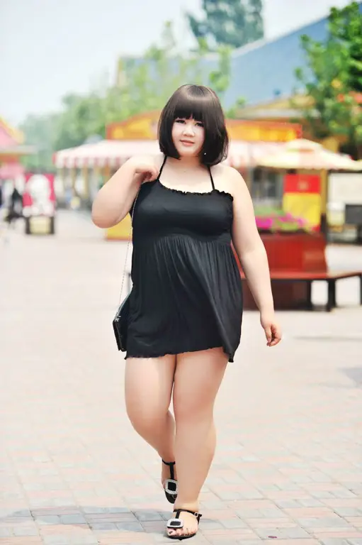 Wanita Jepang bertubuh plus size