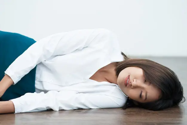 Wanita Jepang sedang tidur