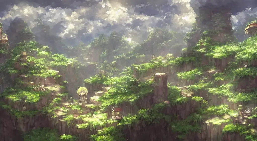 Pemandangan Abyss dalam film Made in Abyss