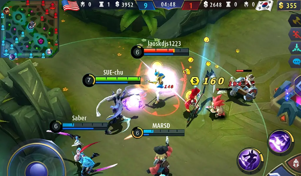 Tangkapan layar gameplay Mobile Legends