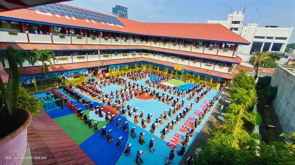 Gambar gedung sekolah SMP di Indonesia