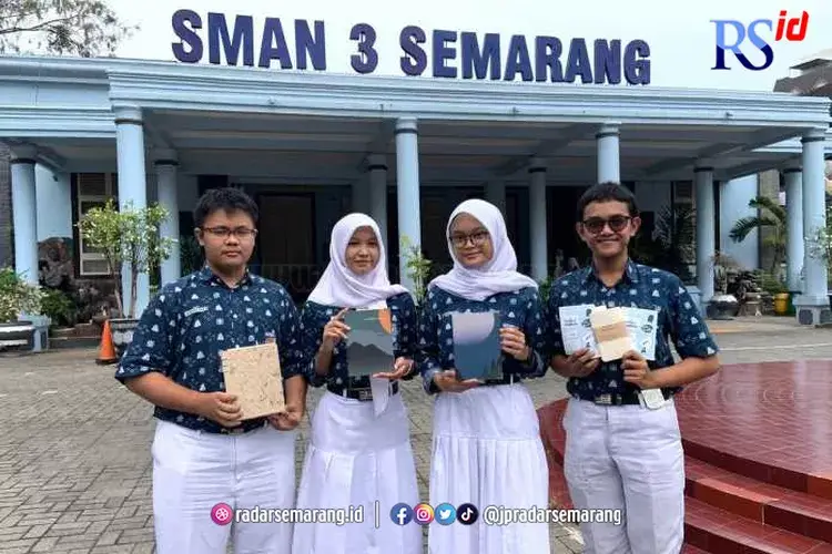 Gedung SMA Negeri 3 Tondano yang megah dan modern