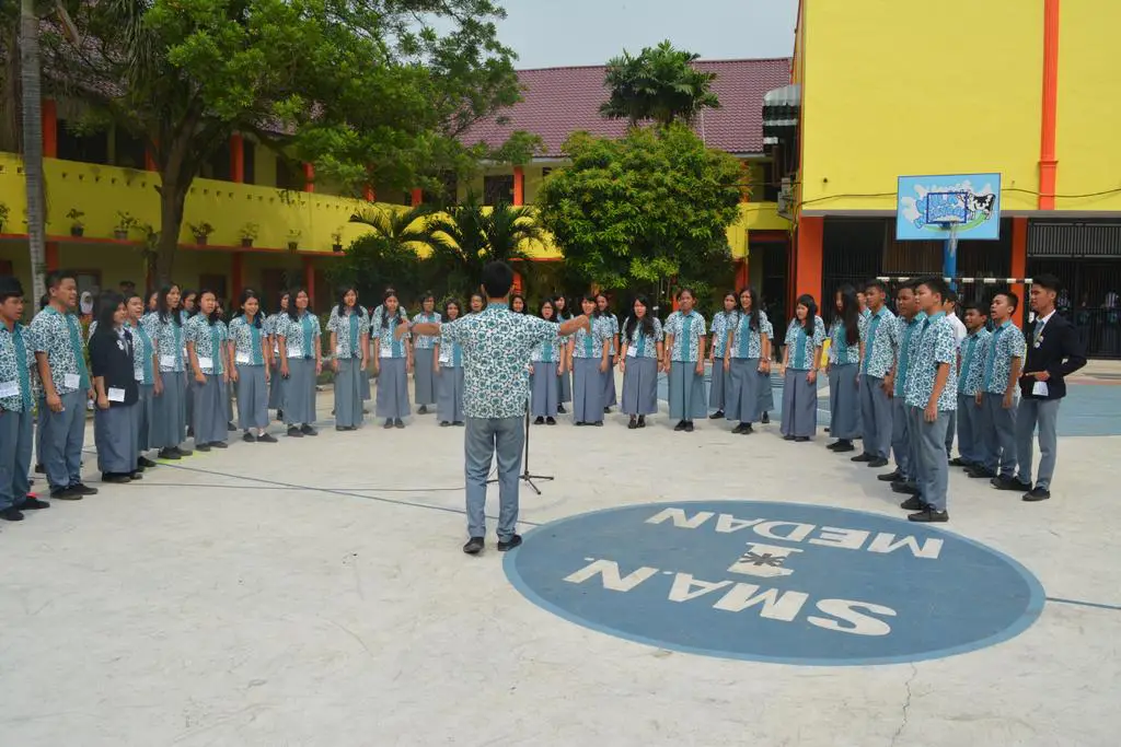 Gambar gedung SMA Negeri 7 Medan