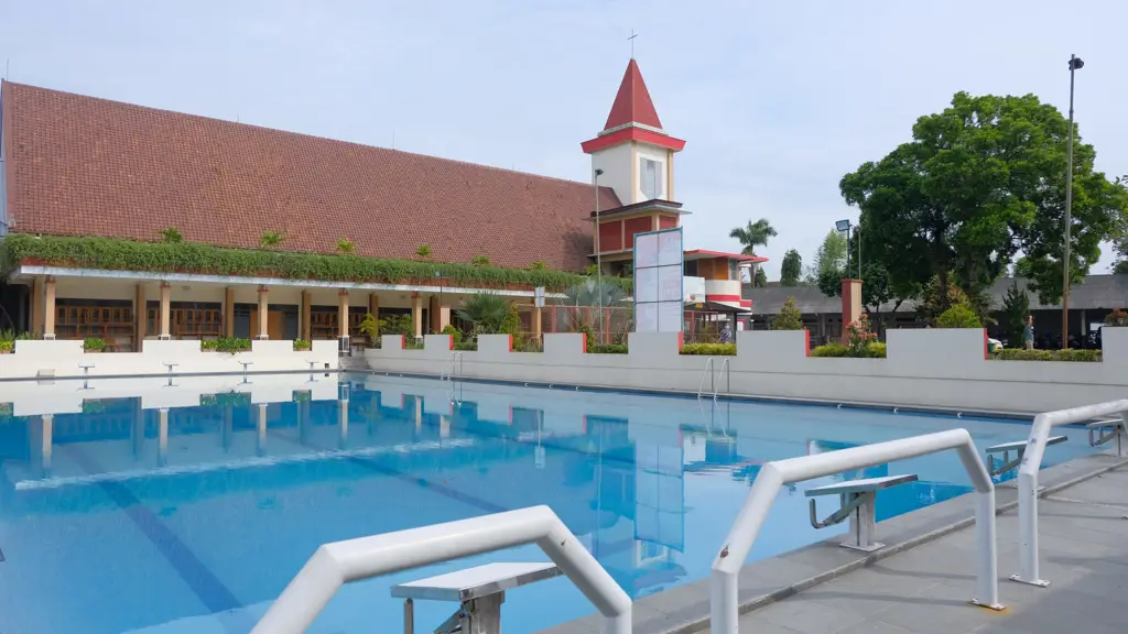 Gedung SMA Pangudi Luhur yang megah dan modern