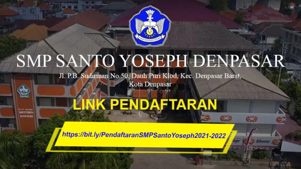 Gedung SMA Santo Yoseph Denpasar yang megah dan modern