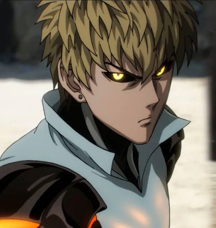 Gambar Genos, cyborg yang setia kepada Saitama