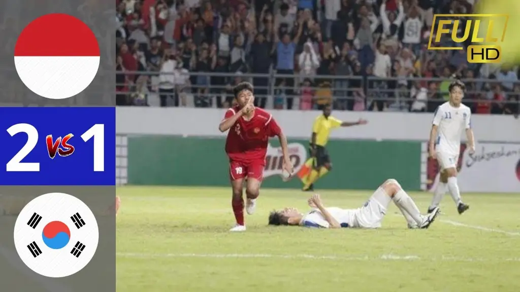 Cuplikan Pertandingan Sepak Bola Indonesia vs Korea Selatan