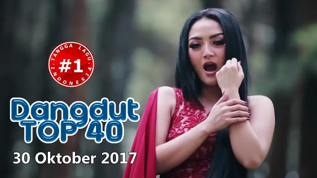 Grafik lagu dangdut populer