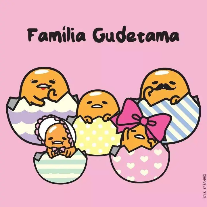 Gudetama bersama teman-temannya