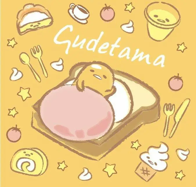 Gambar Gudetama yang lucu dan menggemaskan