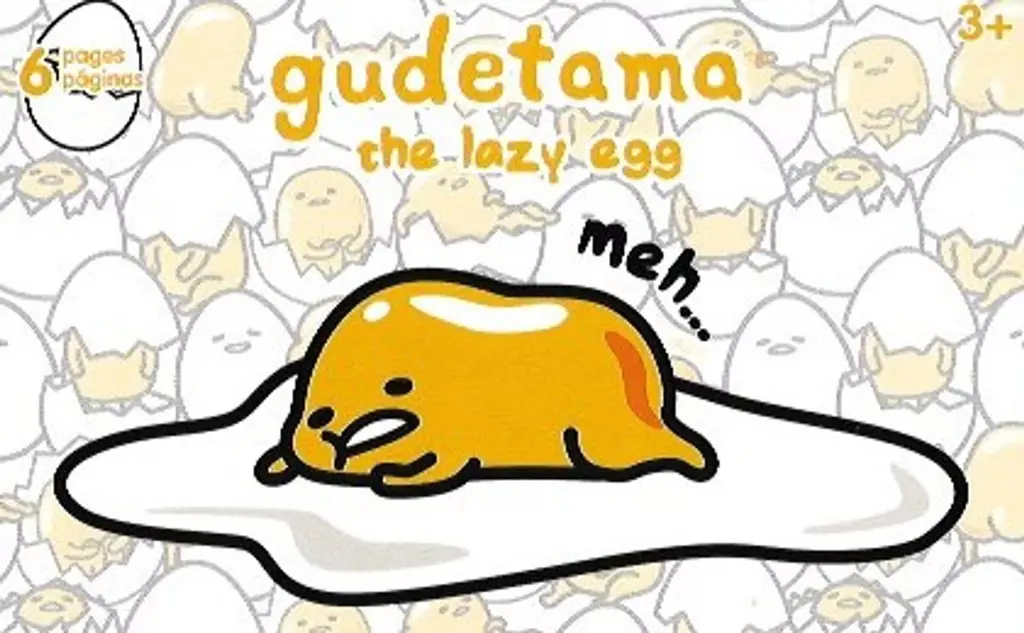 Gambar Gudetama yang sedang malas-malasan