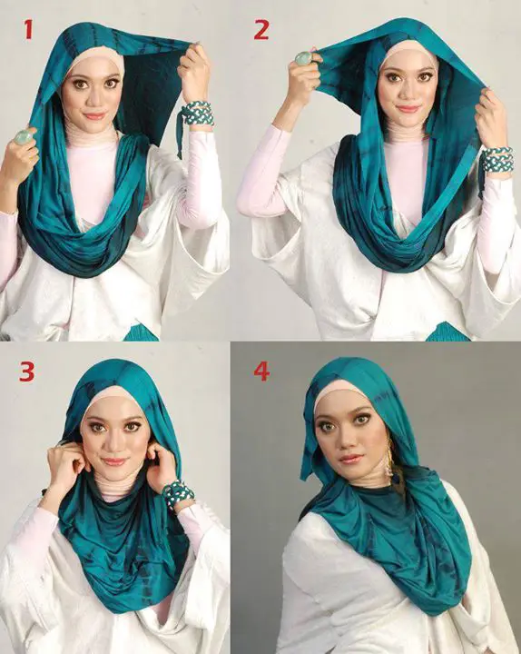 Tutorial hijab simple