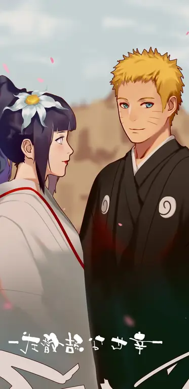 Gambar fanart Hinata dan Naruto