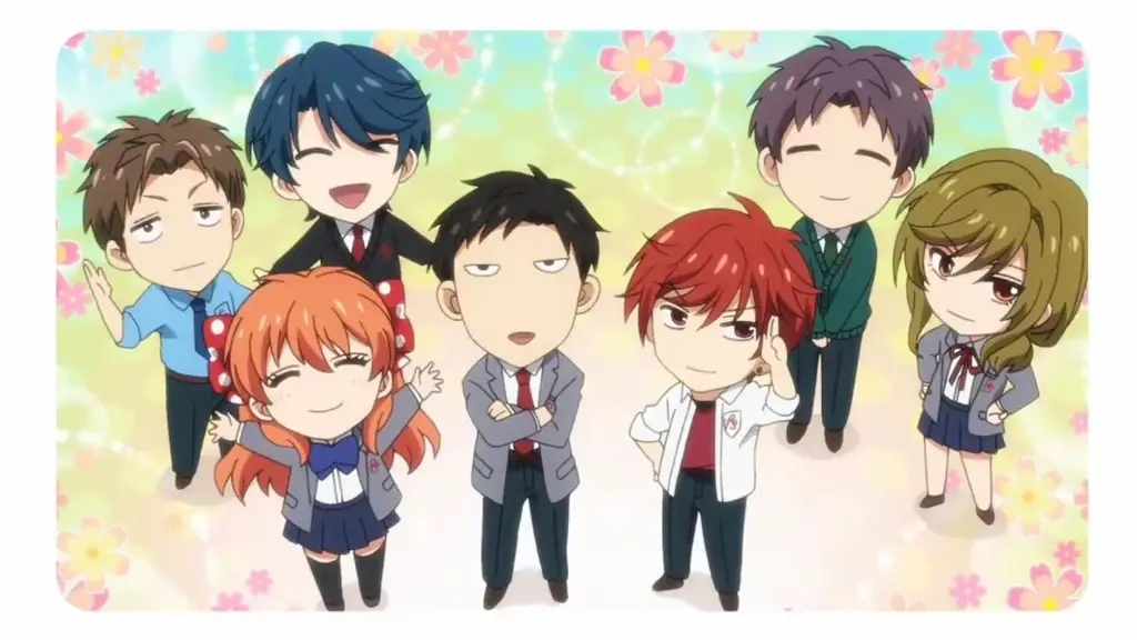 Gambar Hiyori Nozaka dari anime Monthly Girls’ Nozaki-kun