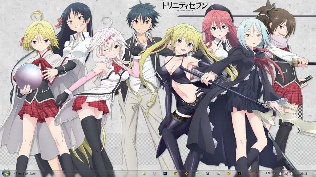 Gambar anime bertema harem