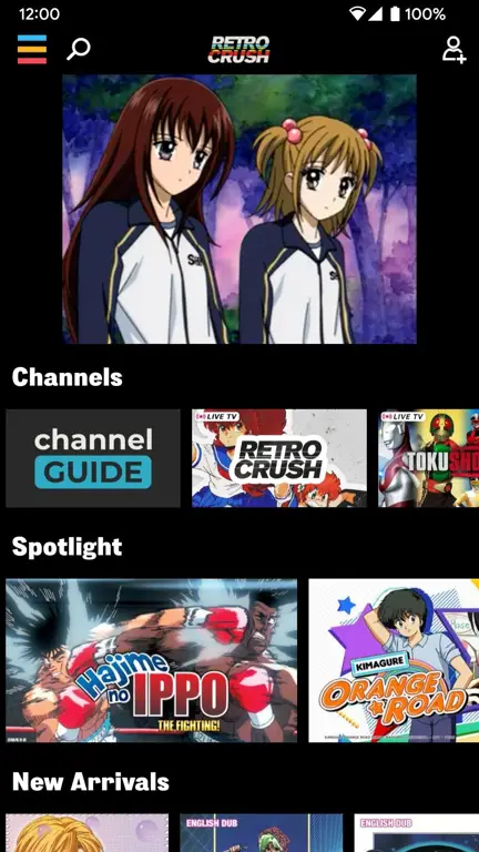 Berbagai aplikasi streaming anime