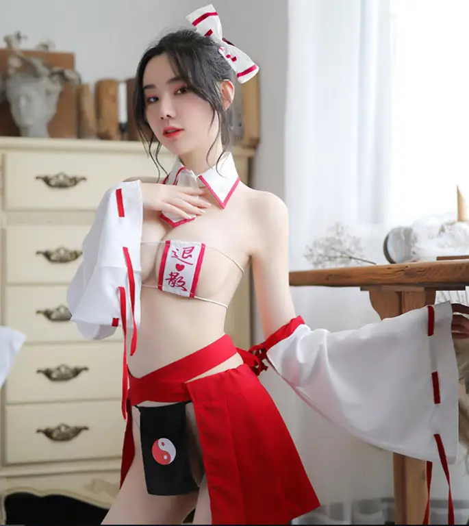 Gambar ilustrasi: Gadis anime dalam kostum cosplay.