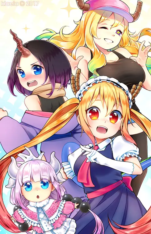 Gambar fan art Kobayashi Dragon Maid