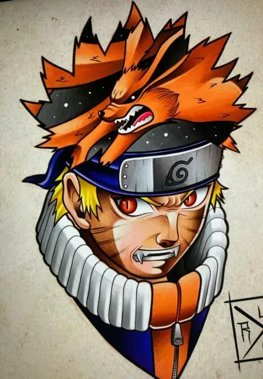 Gambar fan art Naruto