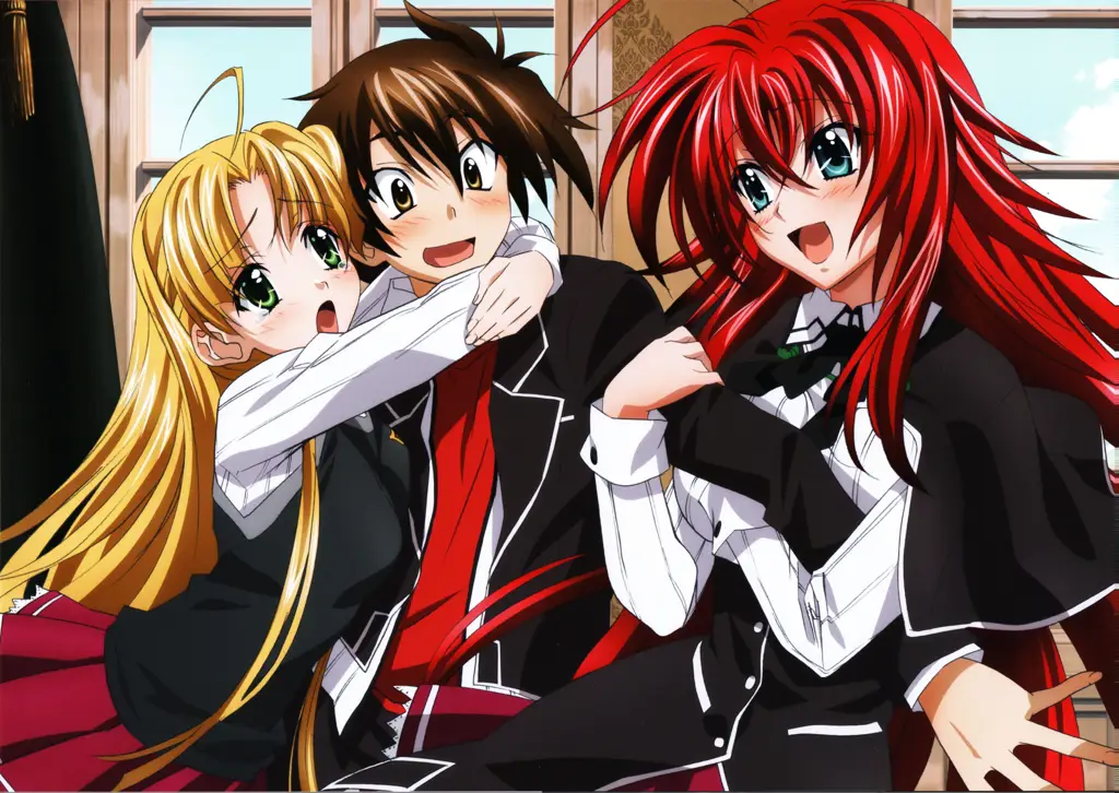 Gambar fanart hentai High School DxD