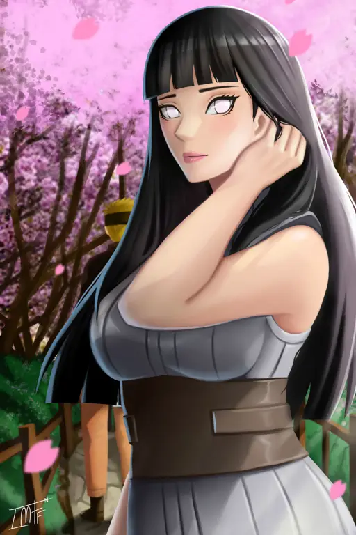 Gambar fanart Hinata Hyuga