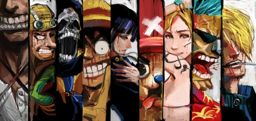 Gambar fanart karakter One Piece