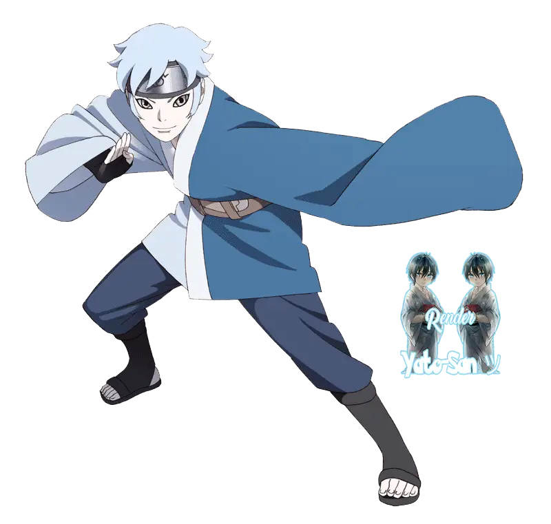 Gambar fanart Mitsuki dari Boruto