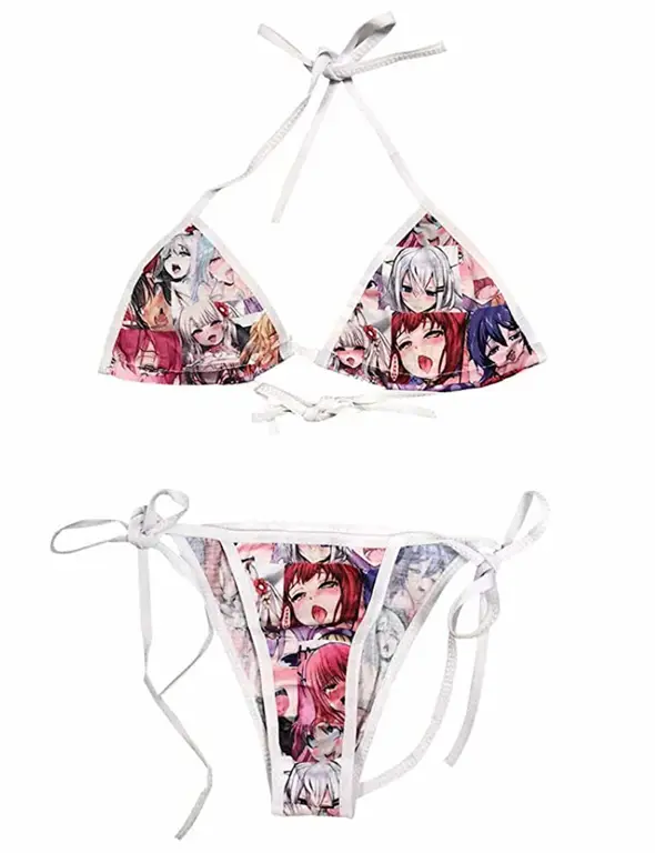 Gambar gadis anime dengan lingerie