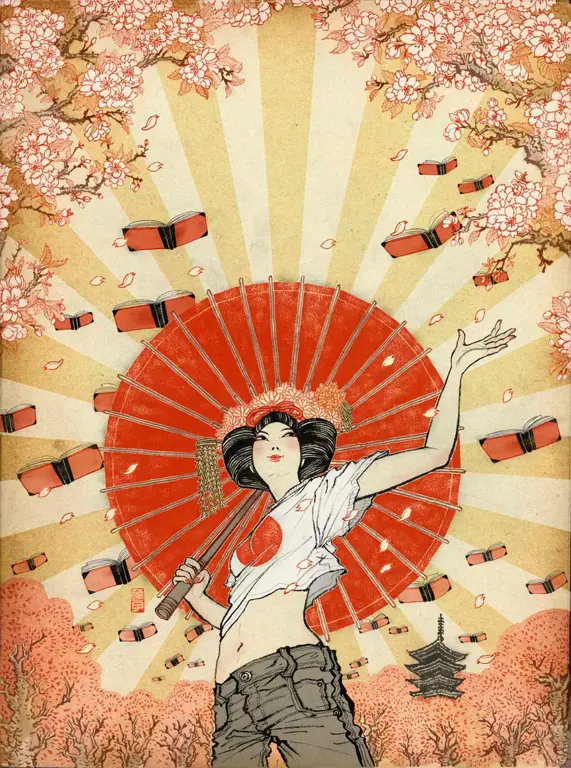 Ilustrasi seniman Jepang