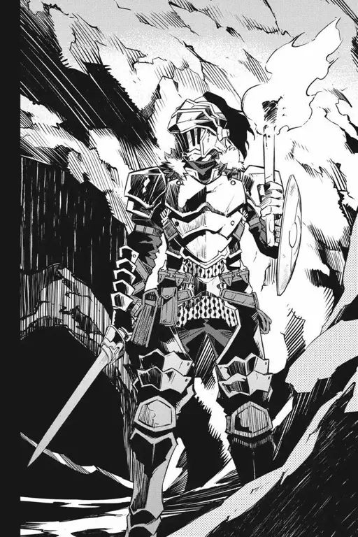 Gambar ilustrasi manga Goblin Slayer