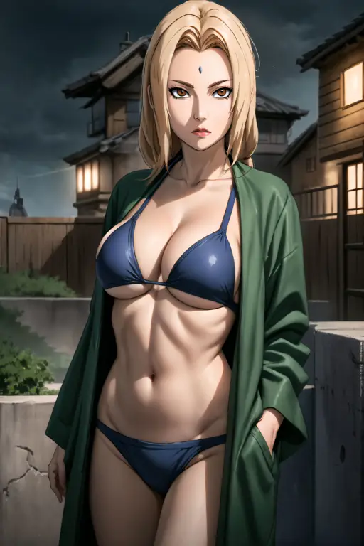 Gambar doujinshi Naruto Tsunade dengan tema hentai