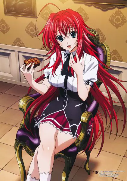 Gambar Rias Gremory dalam gaya hentai