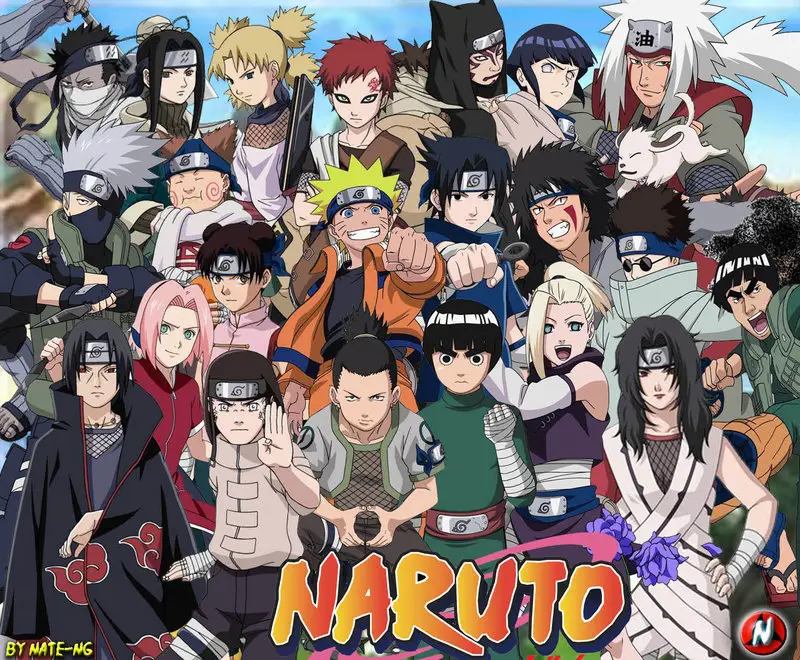 Ilustrasi karakter Naruto