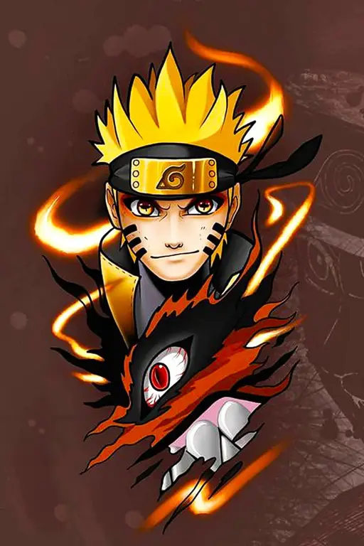 Gambar karakter Naruto dalam berbagai pose