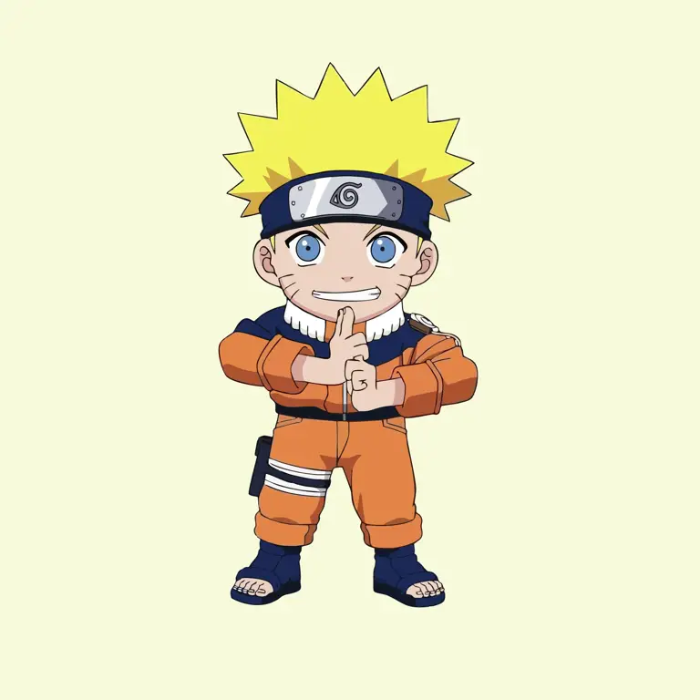 Ilustrasi karakter Naruto yang tidak eksplisit