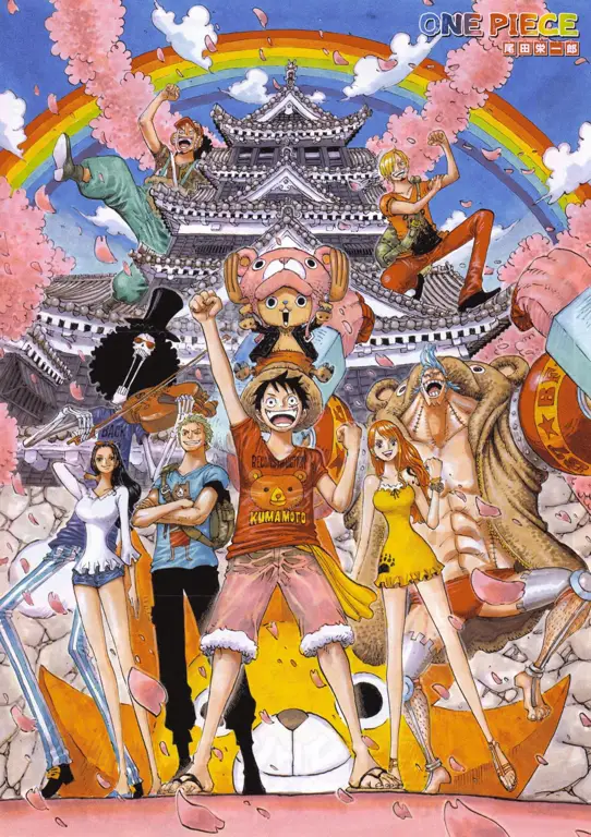 Ilustrasi karakter One Piece