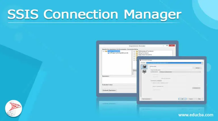 Gambar contoh kesalahan connection manager di SSIS