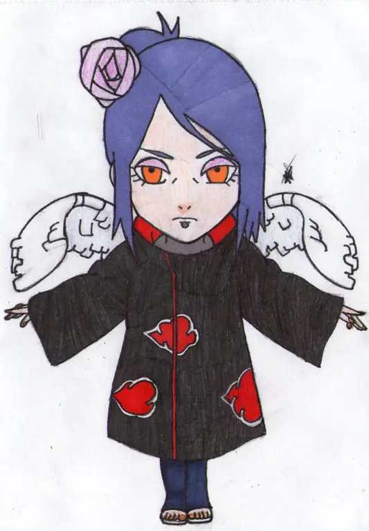 Gambar Konan versi chibi yang lucu