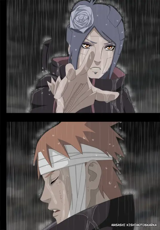 Gambar Konan dan Yahiko