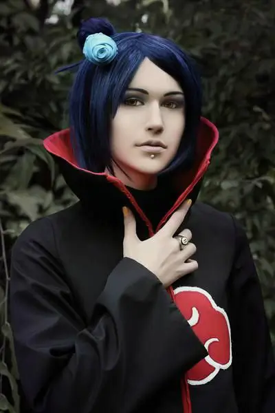 Gambar fanart Konan dengan kostum alternatif