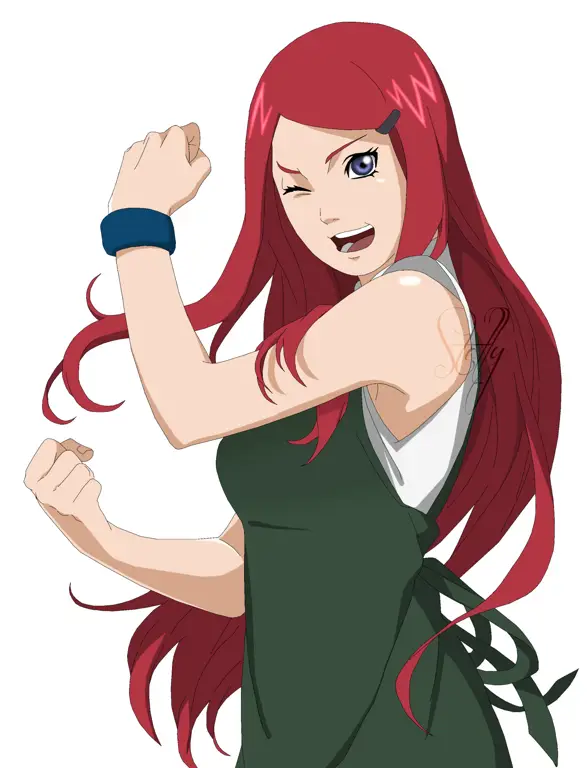 Gambar fanart Kushina Uzumaki