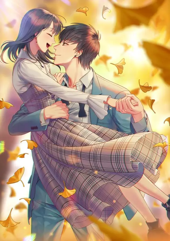 Ilustrasi manga romantis