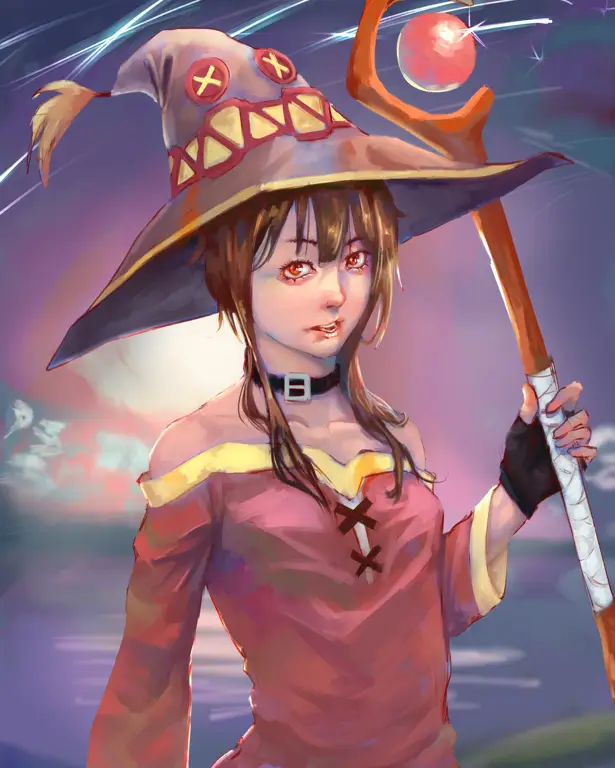 Gambar Megumin yang aman dan ramah untuk semua umur