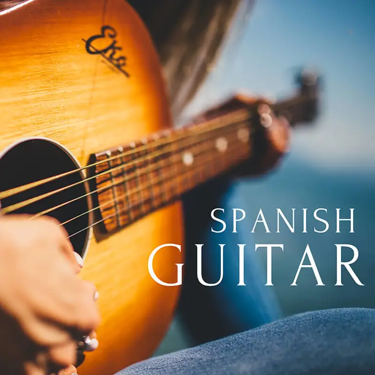 Gambar gitar Spanyol yang indah