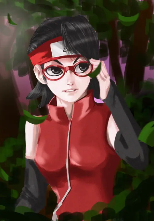 Gambar fanart Sarada Uchiha