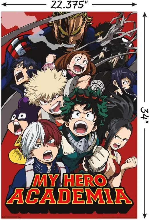 Gambar art resmi Boku no Hero Academia