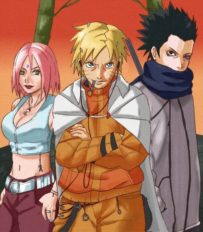 Gambar karakter Naruto resmi