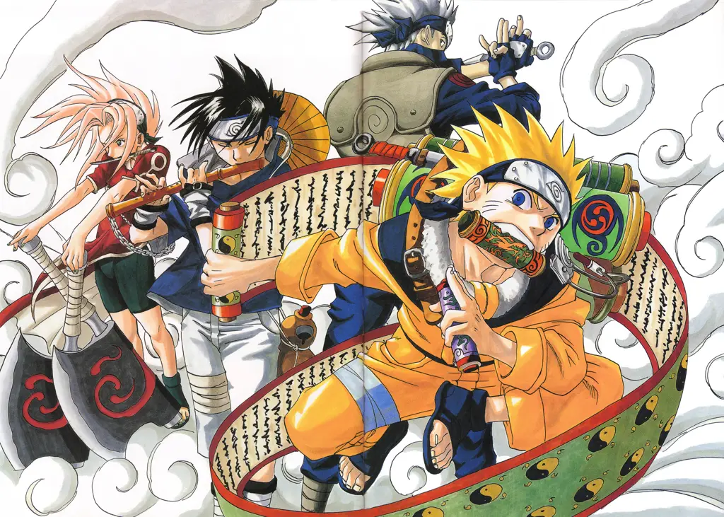 Gambar manga Naruto resmi