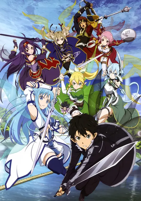 Gambar artwork resmi Sword Art Online