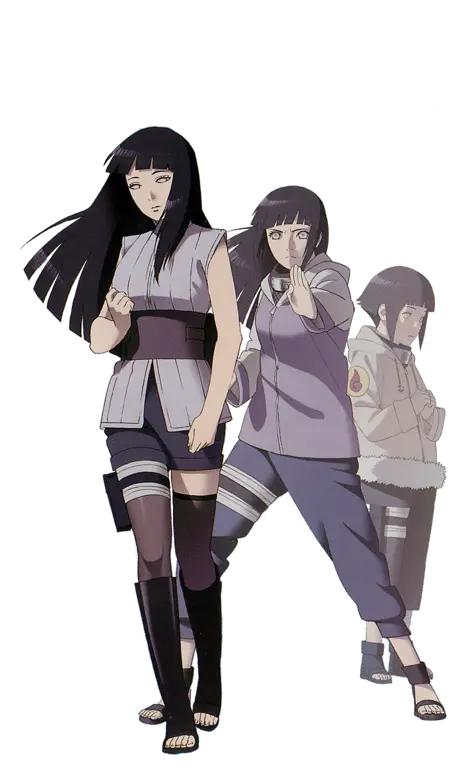 Gambar resmi Hinata Hyuga dari seri Naruto